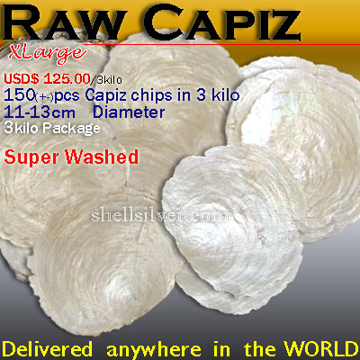 Capiz RawXL Delivered anywhere in the world